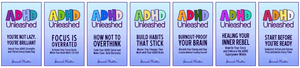 2509 ADHD Cover banner ADHD Unleashed - Self-Improvement Quick Guides for Women Who Do It All