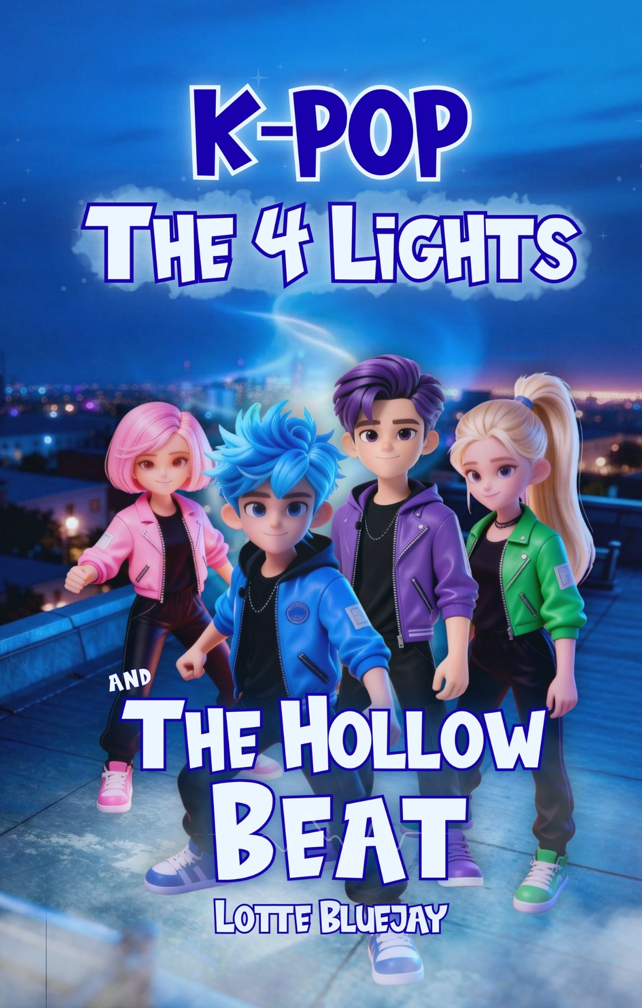 00 eBook cover B5 The Hollow Beat K-Pop The Four Lights and The Hollow Beat - Book 5