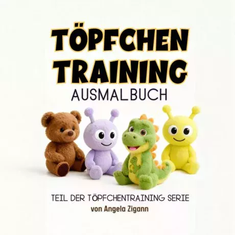 Potty Colouring Book DE single cover Töpfchentraining Ausmalbuch - Angela Zigann