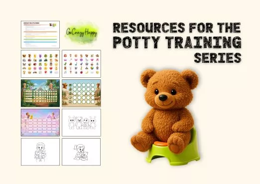 Resources for Potty Training Series by Angela Zigann