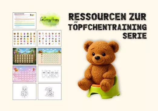 Ressourcen zur Töpfchentraining Serie von Angela Zigann