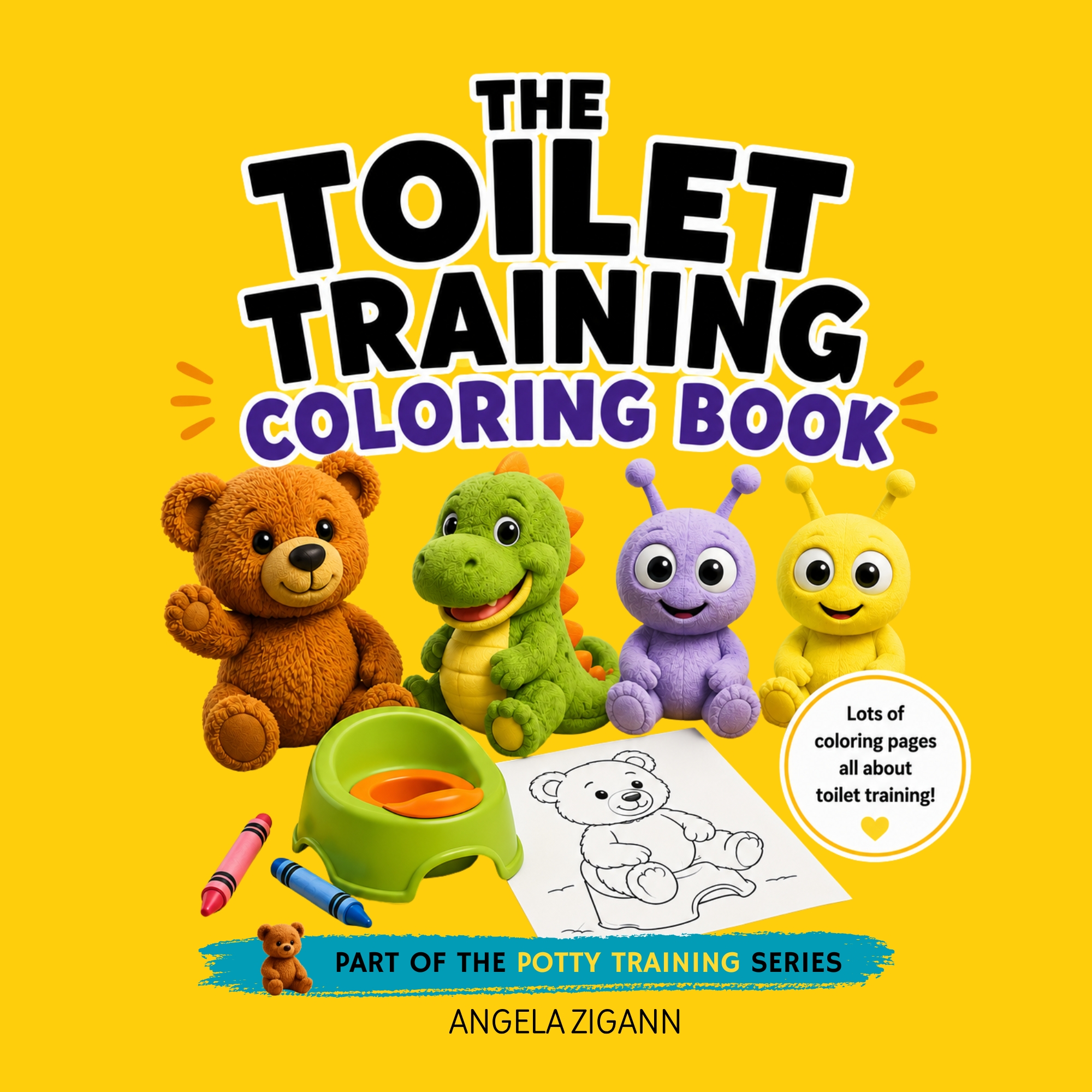 00 Potty Colouring Book EN cover ebook Toilet Training Coloring Book